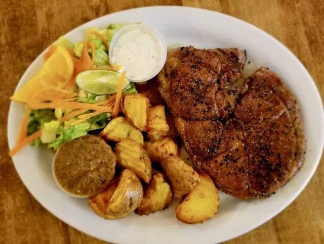 Lamb Steak.